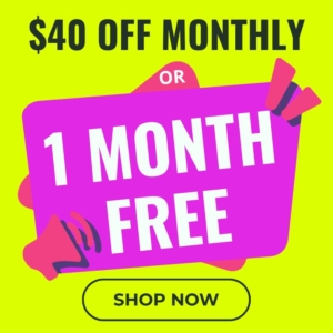 1 month free