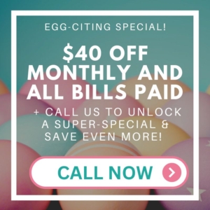 Call to unlock super special in addition to $40 off monthly