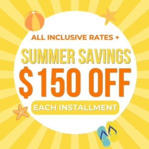 $150 off each installment